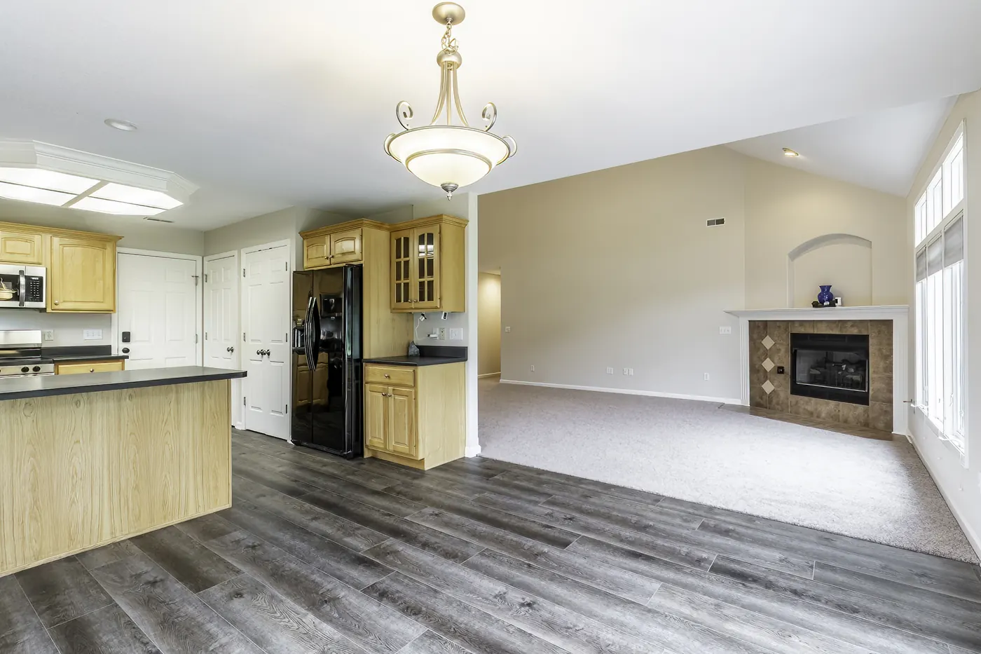 Open kitchen overlooking the great room